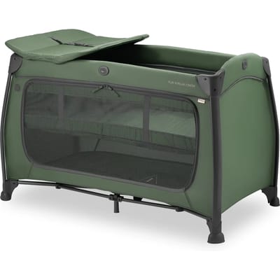 Hauck Play N Relax Center - Campingbedje - Gemakkelijk te vervoeren - Dark Green