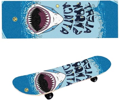 Premium Griptape voor Skateboards, Antislip Sandpaper, Ideaal voor Longboards en Stunt Skateboards, Verbeter Grip en Controle tijdens het Skaten