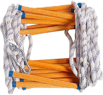 Touwladder - Nylon ladder - Klimmen training - Antislip treden - 3 meter