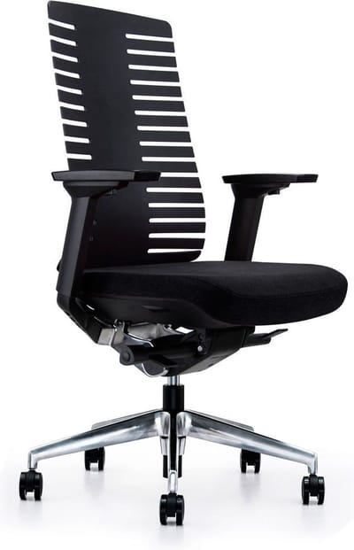 Sedero Bureaustoel Bone - Ergonomische bureaustoel voor Volwassenen - Zwart