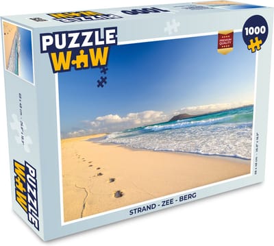Puzzel Strand - Zee - Berg - Legpuzzel - Puzzel 1000 stukjes volwassenen
