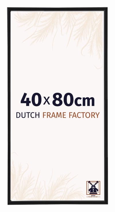 Fotolijst 40x80 cm - Kunststof - Zwart Mat - Angers