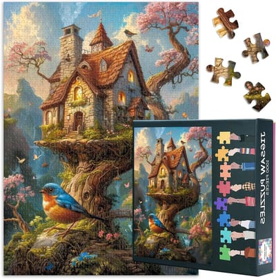 Volwassen Puzzel - Legpuzzel 1000 - Ontspannend Gezelschapsspel - Gedetailleerde Illustratie - 70 x 50 cm - Fantasieboom