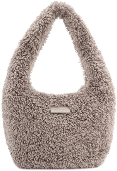 SEIDENFELT MANUFAKTUR schoudertas Letje Hobo Bag Warm Taupe