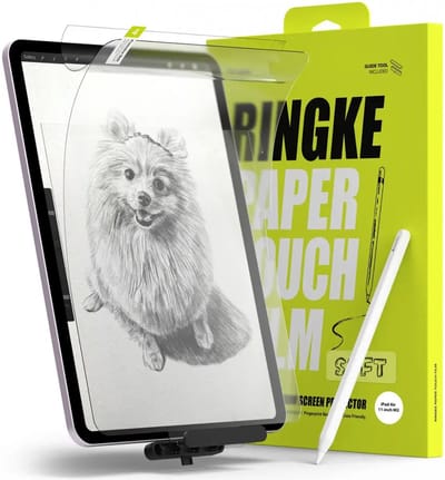 Ringke Paper Touch Soft Screen Protector Geschikt voor Apple iPad Air 11 (2024/2025/26) - Screen Protector met Papieren Gevoel - Met handig Montageframe - 2-Pack