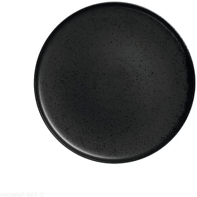 Dessertborden Set - Kleine Borden - Nagerechten Serveren - Gres Materiaal - D.21cm - Zwart