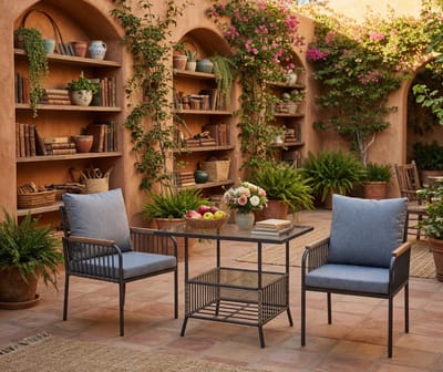 Luxe Loungeset – Weerbestendig – Grijs – Industrohome