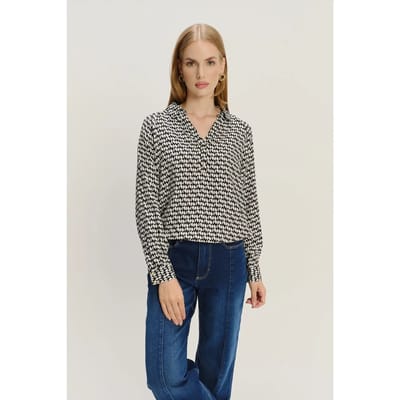 Opvallende bedrukte blouse dames Greenpoint