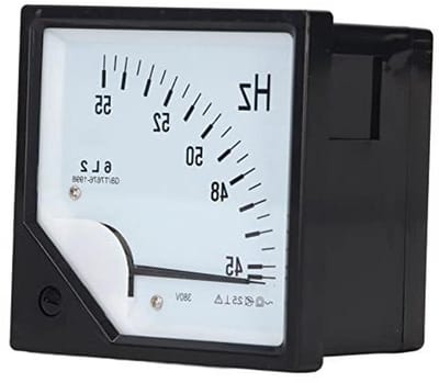 Frequentiemeter Vierkante Paneeldetector 380V 45-55Hz ABS-behuizing Industriële Besturingsapparaten.