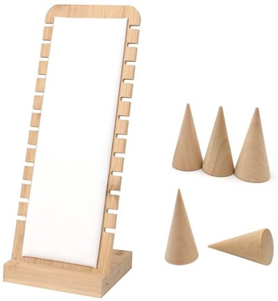 Store_9 - Display voor halsketting - Houten sieradenstandaard