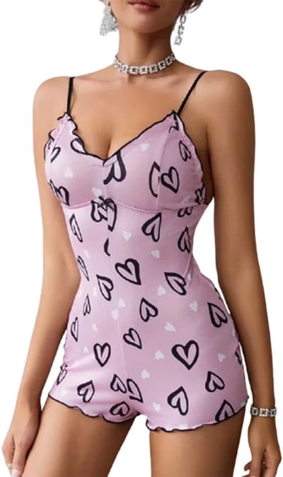 Satijnen Nachtjapon Purple Love - Lingerie - Nachtjurk - Dames - Jurk - Paars