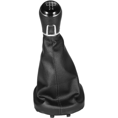 Remplacement pour VW Touran 2003-2010 Caddy MK2 2004-2009 Pommeau de levier de vitesse 5 vitesses Guêtre de levier de vitesse noir