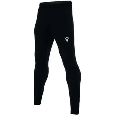 Macron Thames Hero Polyesterbroek Kinderen - Zwart | Maat: 9-10 Y
