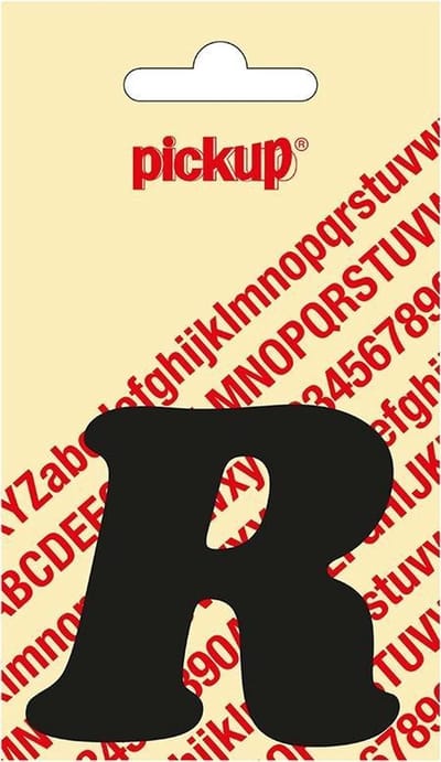Pickup plakletter CooperBlack 60 mm - zwart R