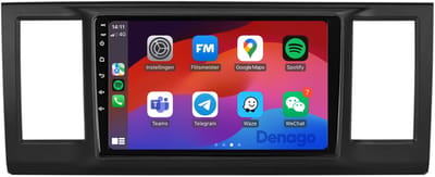 CarPlay autoradio geschikt voor Volkswagen Caravelle | 2015 t/m 2020 | Android 13 | Draadloos Apple CarPlay & Android Auto | 2GB + 32GB | QuadCore processor | Denago DNG-A393 | 2025 model | 2015 2016 2017 2018 2019 2020 | Bluetooth & Wifi