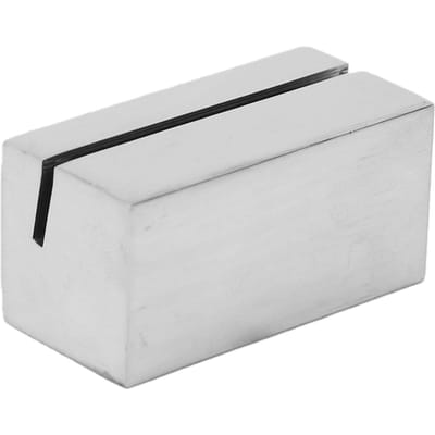 Support de numéro de table en acier inoxydable massif Porte-cartes de place Menu pour mariage Fête Restaurant Argenté argenté
