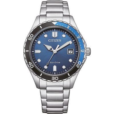 Citizen AW1821-89L Horloge - Staal - Zilverkleurig - Ø 37 mm