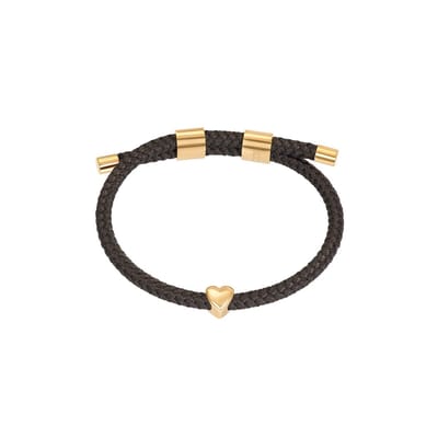 iXXXi Jewelry-Cozy Heart-Bruin-Dames Armband