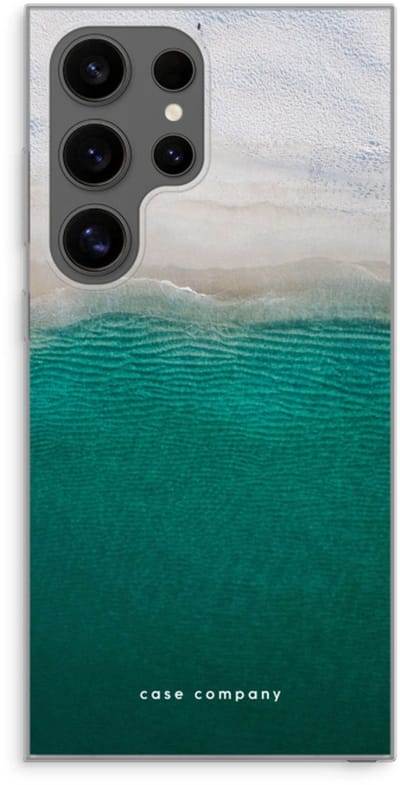 Case Company® - Hoesje geschikt voor Samsung Galaxy S24 Ultra hoesje - Stranded - Soft Cover Telefoonhoesje - Bescherming aan alle Kanten en Schermrand