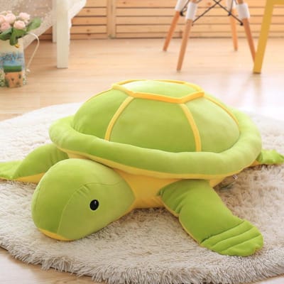 Schattige Groene Zeeschildpadden Schildpad Kussen Pluche Speelgoed Schildpad Pluche Speelgoed Poppetje Voor Kindercadeau 35cm groen