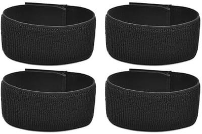 Dailygoods - 2 Paar Verstelbare Voetbalbeenbeugels met Antislip Scheenbandjes