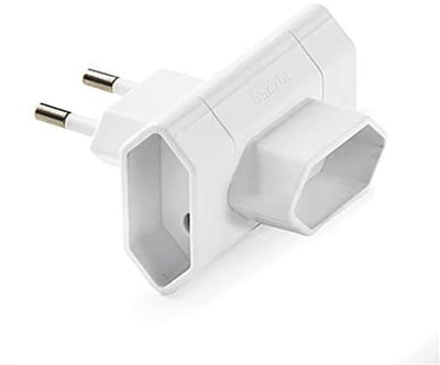 Drievoudige stekkeradapter 10 A 250 V ivoorwit | Veilig en eenvoudig te installeren