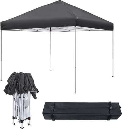 Pop-up Vouwpaviljoen 3x3 m - Waterdicht, UV-Bescherming, opvouwbaar Tuinpaviljoen