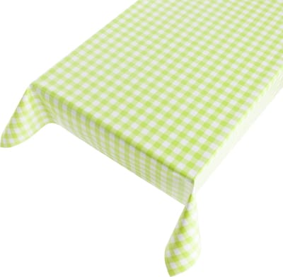 2LIF PVC Tafelkleed Vito Block Lime - 140 x 245cm