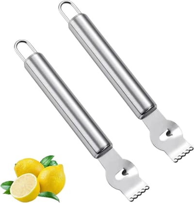 Roestvrijstalen citroenschiller en zestsnijder voor cocktails en groenten, professionele citruskeukenaccessoire