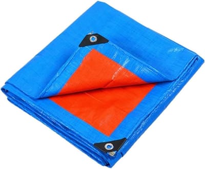 Waterdicht Dekzeil - Beschermhoes Polyester - Voorwerpen Afdekken - Met Bevestigingsogen - 2x3 Meter - Blauw