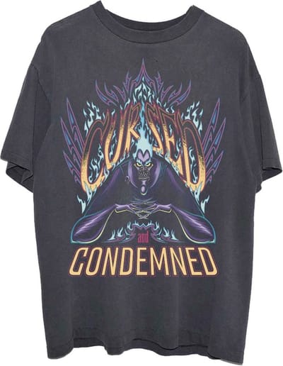 Disney Hercules - Hades Cursed Unisex T-shirt - S - Zwart