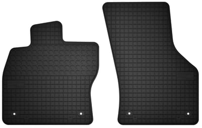 Wielganizator SolidTread - Auto Rubbermat voor Skoda Superb III - 2015-2020 - Zwart - 2 Stuks