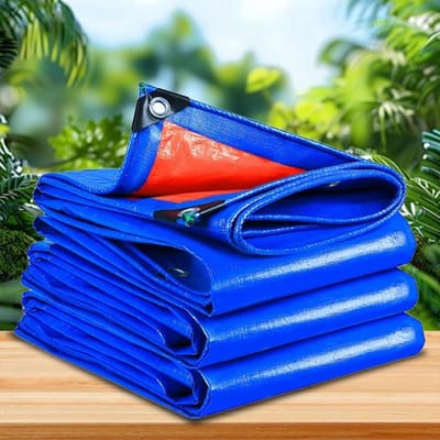 Waterdicht Zeil - Afdekzeil Grondzeil - Buiten Beschermen - UV-Bestendig Scheurvast - 130x190 cm - Blauw