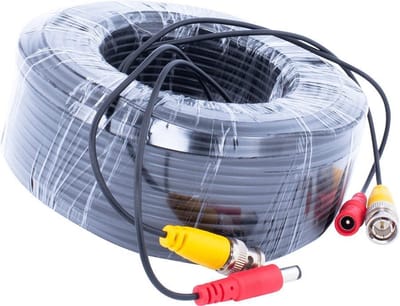 Bewakingscamera kabel (video + stroom) - 40 meter lang - Geschikt voor alle merken met BNC aansluiting
