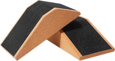 Squat Wedge Blok - Hiel Wig - Fitness Training - Antislip Kurk Materiaal - 23 x 12 x 6.5 cm