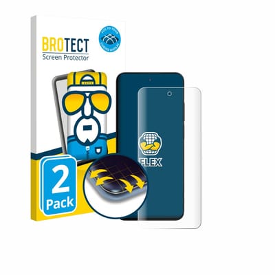 BROTECT - Screenprotector voor iiiF150 Action 15 - Folie Beschermfolie transparant volledig dekking - 2 Stuks
