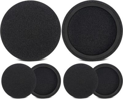 Dailygoods - SOULWIT 6 stuks vervangende oorkussens voor Microsoft Xbox One Chat, PowerA Chat Headsets, zachte en duurzame earpads cushions van spons met schuim met hoge dichtheid