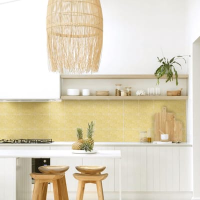 Waterdichte vinyl tegelstickers voor keuken en badkamer - Boho stijl - Zelfklevende muurdecoratie (25 stuks)