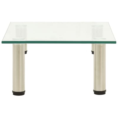 vidaXL - Tv-meubel - 40x35x17 - cm - gehard - glas - transparant
