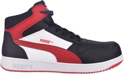 Puma Frontcourt Black/White/Red S3L 630050 - Zwart/Wit - 36