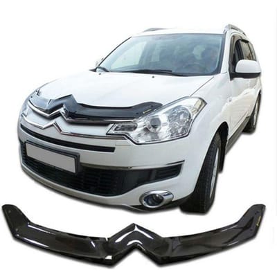 SCOUTT | Bra Capot Déflecteur Protection Pour Citroen C-Crosser 2007-2014, Aérodynamique, Assemblage Facile, Aucun perçage requis