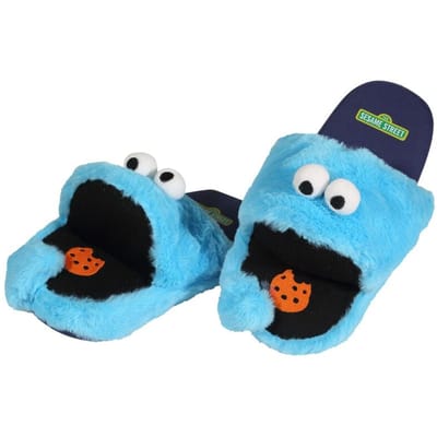 Sesame Street Pantoffel - Cookie Monster - S-M - voor Mannen - blauw