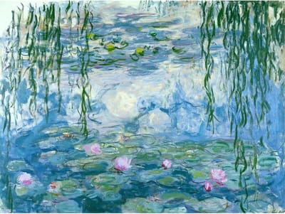 Diamond Painting Claude Monet Waterlelies Borduurwerk Mozaïek Patroon Wall Art Diamant Schilderij Voor Woonkamer Thuis Wall Art 30X40cm