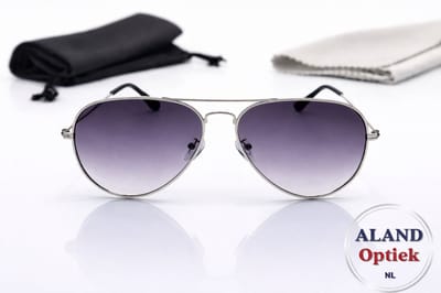 Unisex zonnebril op sterkte +1,0 met doekje / unisex leesbril / lichtgewicht mannen vrouwen bril +1.0 / cascade getinte lenzen UV400 / 3025 Aland optiek / leesbril unisex reading glasses / Lunettes de Lecture / Lunettes de Soleil