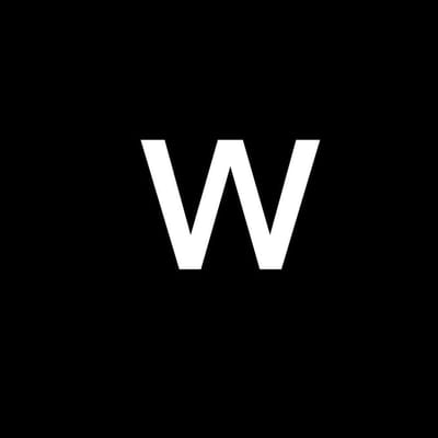 Huisnummer sticker - w - wit - 4 cm - letter - brievenbussticker – cijfersticker - plakletter
