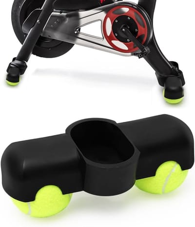 Rocker Plate Voeten voor Fietstrainers, Indoor Cycling Accessoires met Tennisballen en Adapters voor Wahoo Kickr Core
