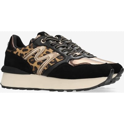 Mexx Sneaker - maat 39 - Juju Humper Dames brown multicolor