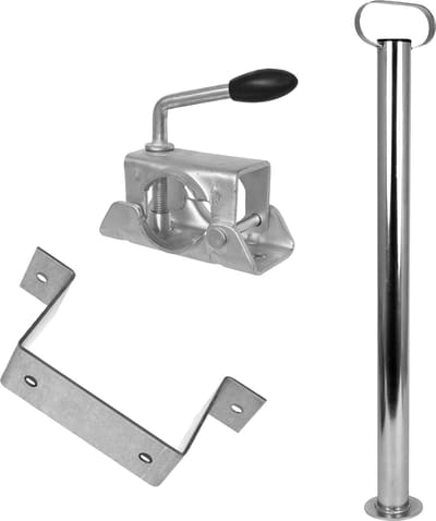 Carpoint Aanhanger Steunpoten Set – 2 Stuks – Verstelbaar 70 cm – Inclusief Montage – Extra Stabiliteit
