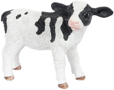 PIA Soft Toys - Koe speelfiguur - 7,5 cm - Decoratief Dierenbeeld