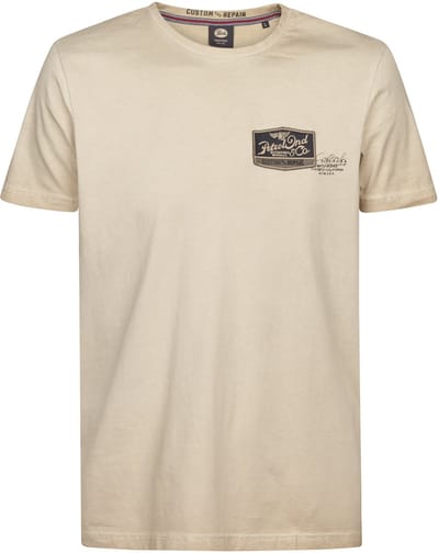 Petrol Industries - Heren Logo T-shirt Nebula - Oranje - Maat S